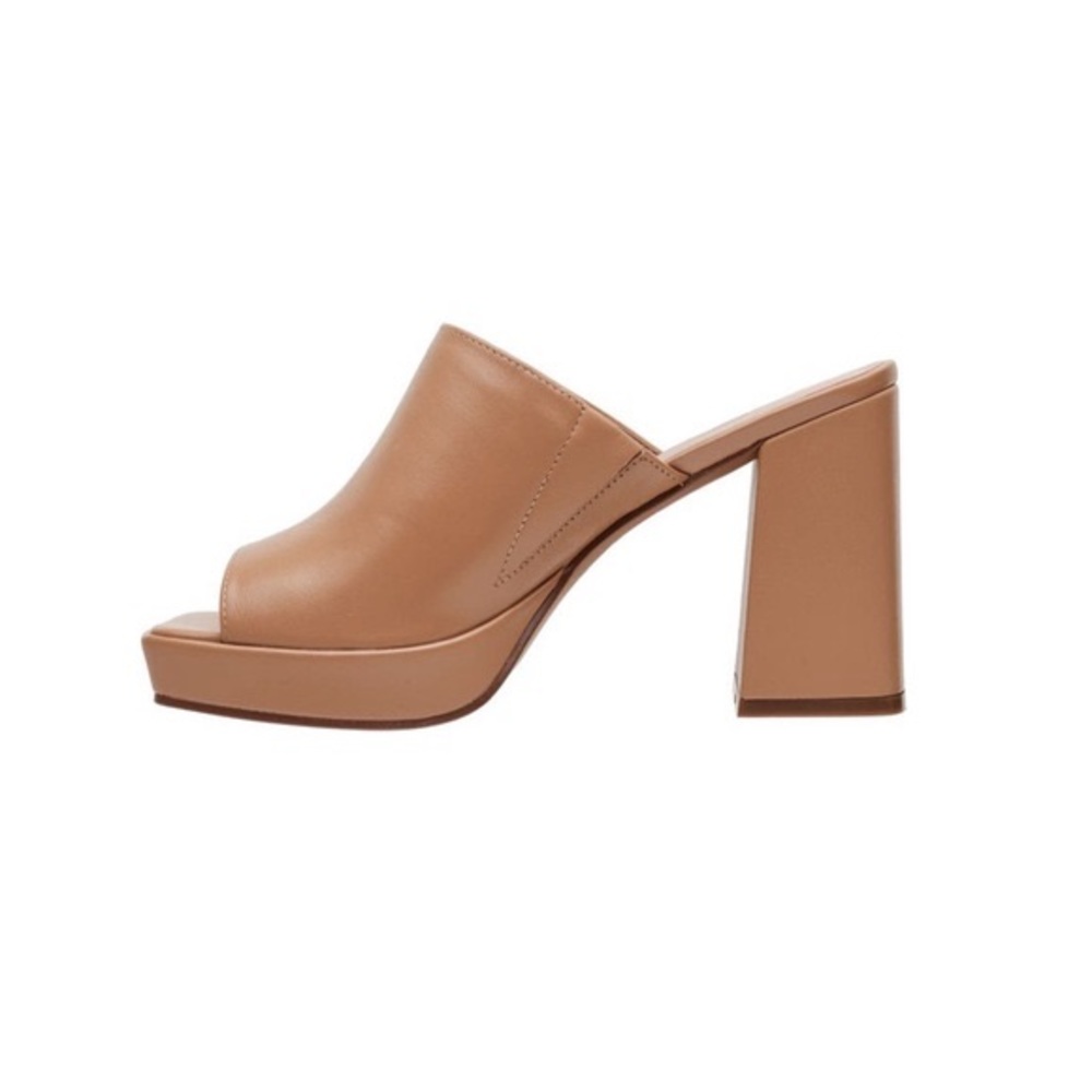 Paolo Tan Leather Mules - Picture 2 of 14